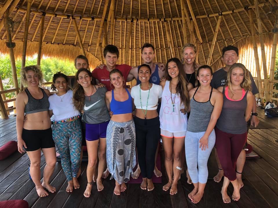 Satva yoga class with Ela Mare in Blue Earth Village, Amed Bali