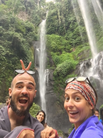Sekumpul waterfalls in Bali Indonesia